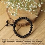 Karungali Malai Damru Bracelet with Govt. Certification