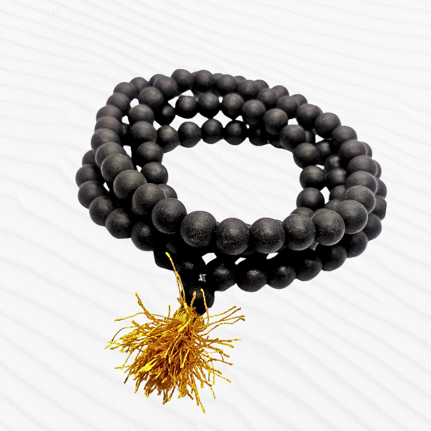 Original Karungali Malai 108-Beads Ebony Wood with Govt. Certified